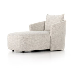 Banks Slipcover Swivel Chair-Alcala Steel