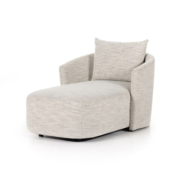 Banks Slipcover Swivel Chair-Alcala Steel