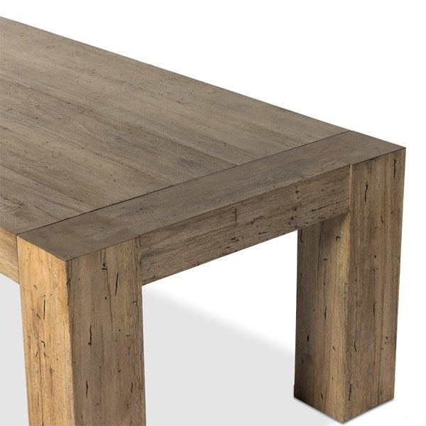 Abaso Dining Table - Rustic Wormwood Oak by Four Hands