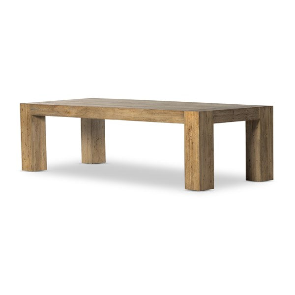 Abaso Dining Table - Rustic Wormwood Oak by Four Hands