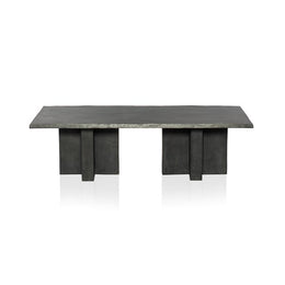 Terrell Outdoor Coffee Table-Aged Grey