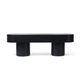 Conroy Accent Bench-Black Pine by Four Hands