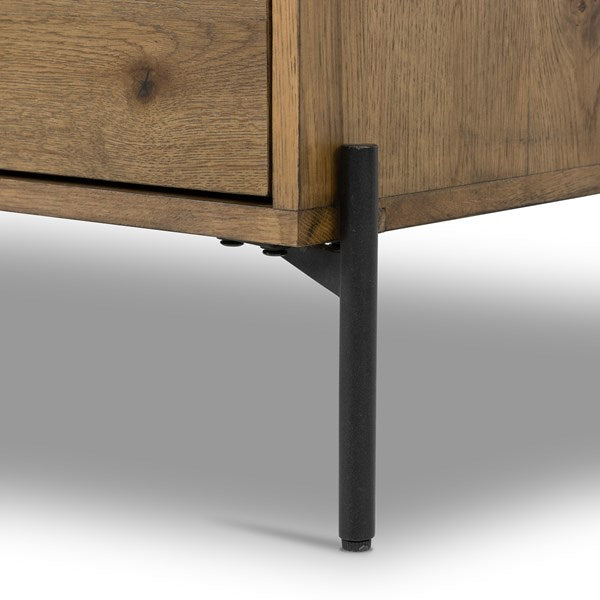 Eaton Nightstand - Amber Oak Resin