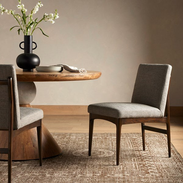 Abida Dining Chair-Alcala Nickel by Four Hands