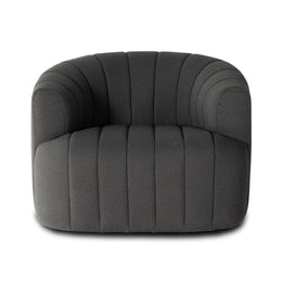 Elliana Swivel Chair - Fiqa Boucle Charcoal by Four Hands