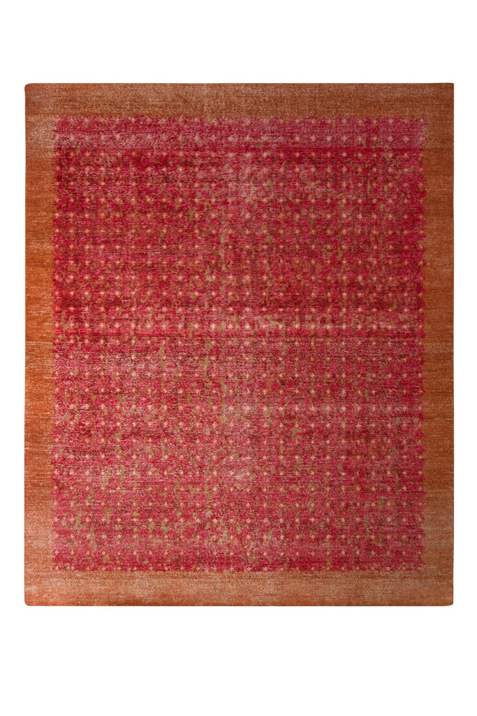 Classic Modern Tribal Rug Red Brown Medallion Pattern By Rug & Kilim