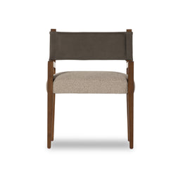 Ferris Dining Armchair-Nubuck Charcoal by Four Hands