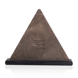 Laja Triangular Sculpture-Laja Dark Grey