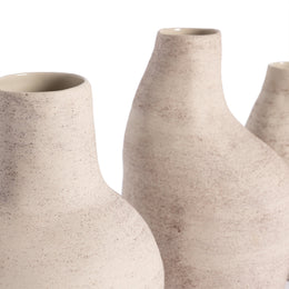 Arid Vases, Set Of 3-Distressed Cream by Four Hands