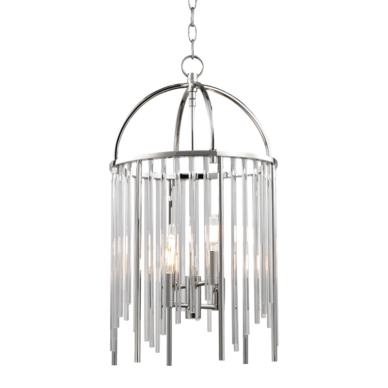 Lewis Pendant 23" - Polished Nickel