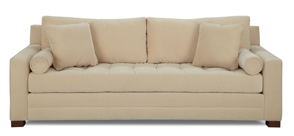 Cameo Sofa, Cream, Pecan