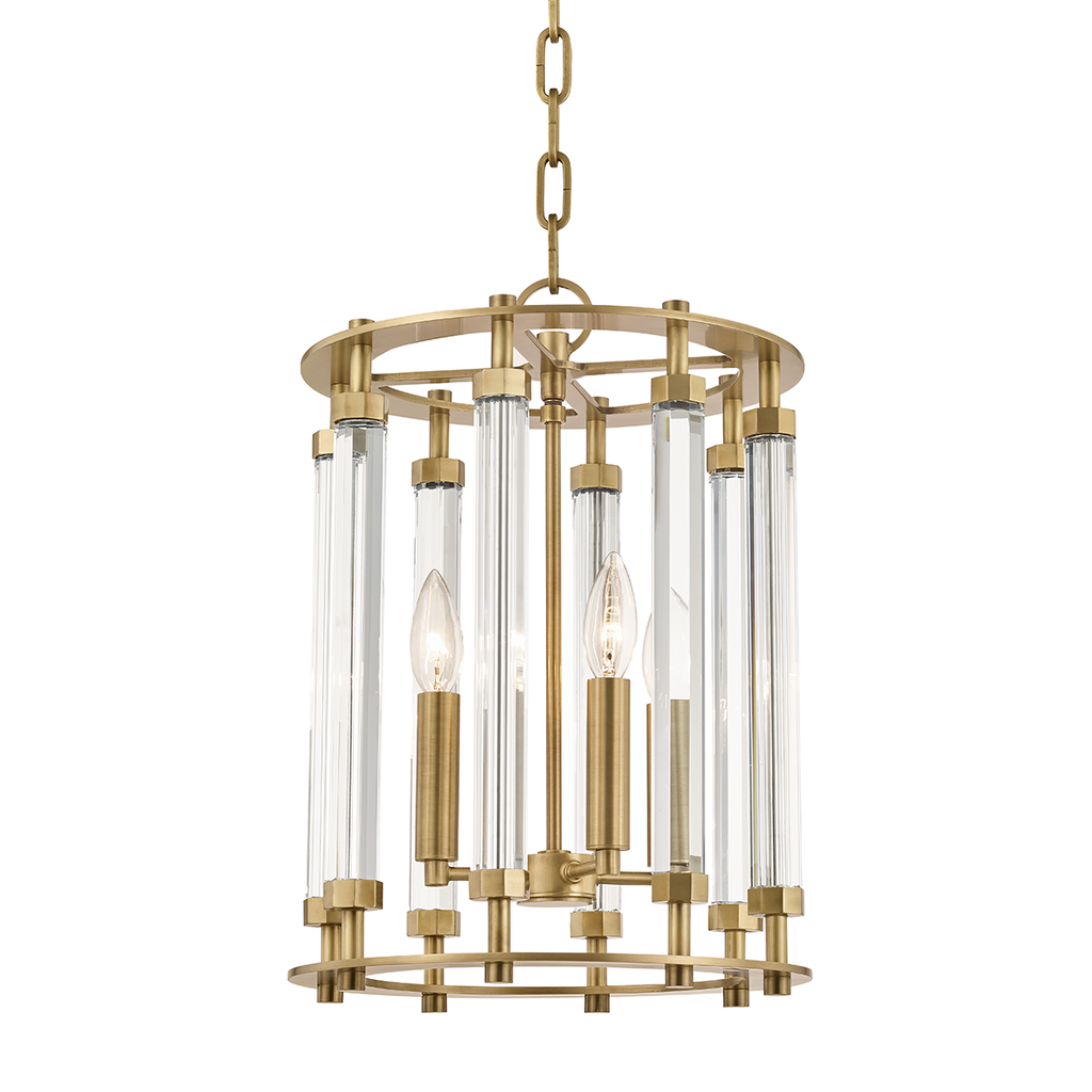 Haddon Pendant 17" - Aged Brass