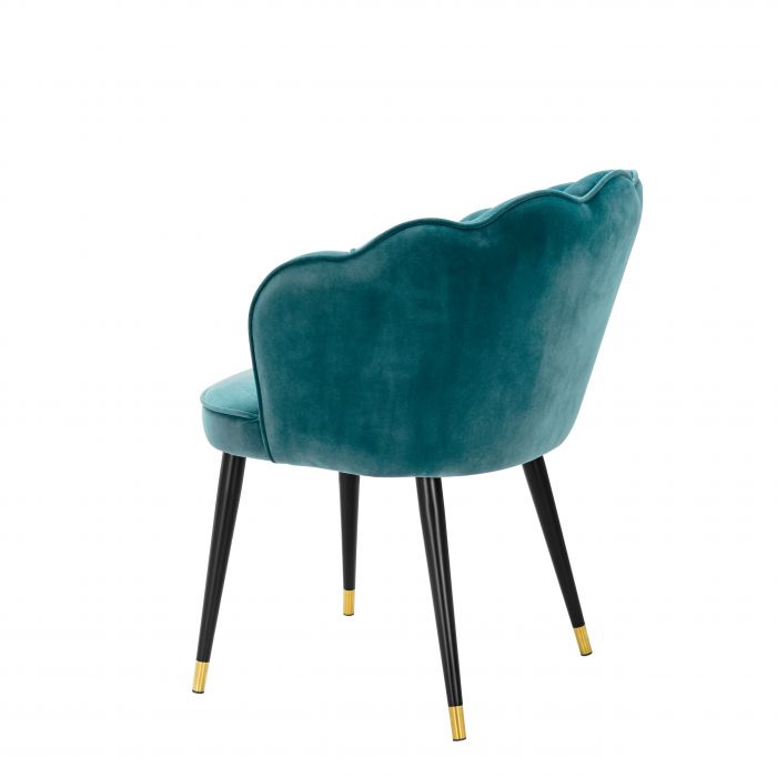 Dining Chair Bristol Savona Sea Green Velvet