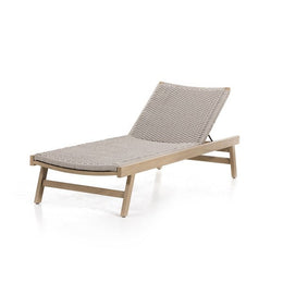 Delano Outdoor Chaise-Washed Brown by Four Hands
