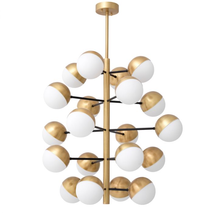 Chandelier Cona Large Antique Brass Finish