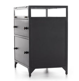 Shadow Box Nightstand-Black by Four Hands