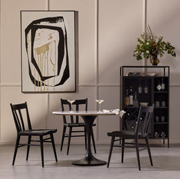 Gregory Dining Chair-Black Oak by Four Hands