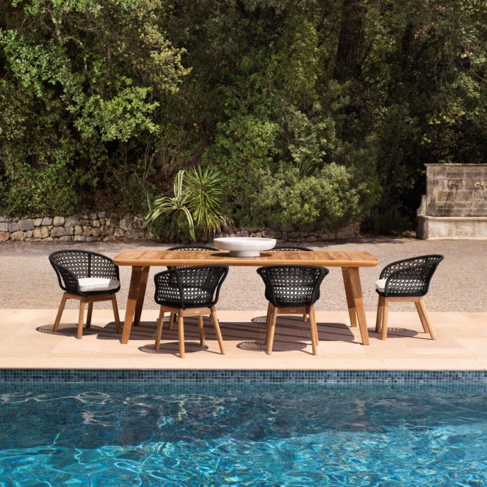 Outdoor Dining Chair Trinity Weave Flores