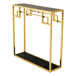 Console Table Morris Gold Finish