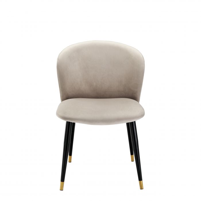 Dining Chair Volante Roche Beige Velvet