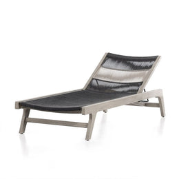 Julian Outdoor Chaise-Weathered Grey by Four Hands