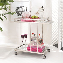 Trolley Beverly Hills Polished Stainless Steel