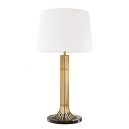 Table Lamp Biennale Gold Finish Including Shade