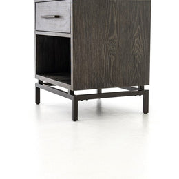 Greta Nightstand-Autumn Grey by Four Hands