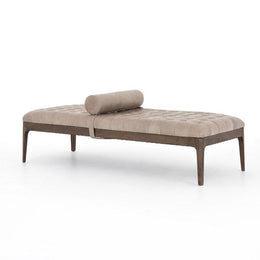 Joanna Bench-Sonoma Grey by Four Hands