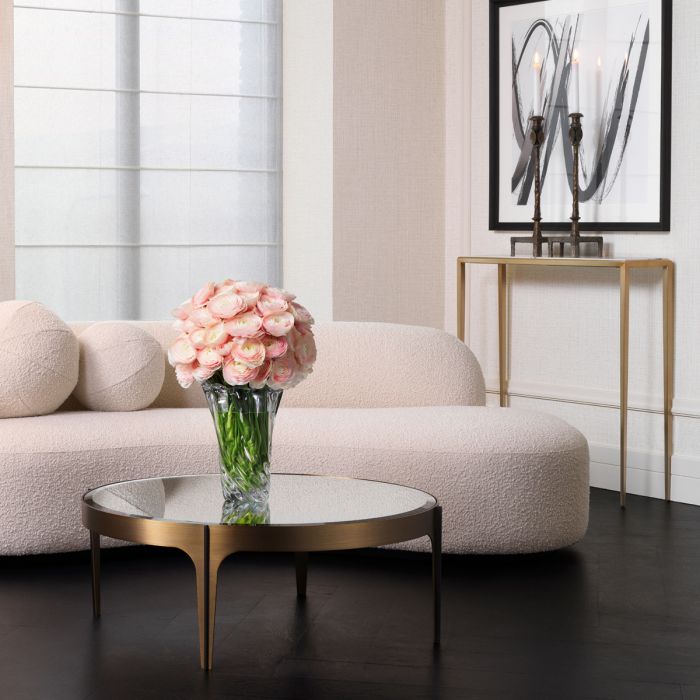 Coffee Table Artemisa Small Brushed Brass Finish