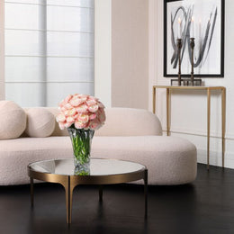 Coffee Table Artemisa Small Brushed Brass Finish