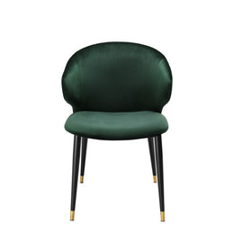 Dining Chair Volante W/Arm Roche Dark Green Velvet