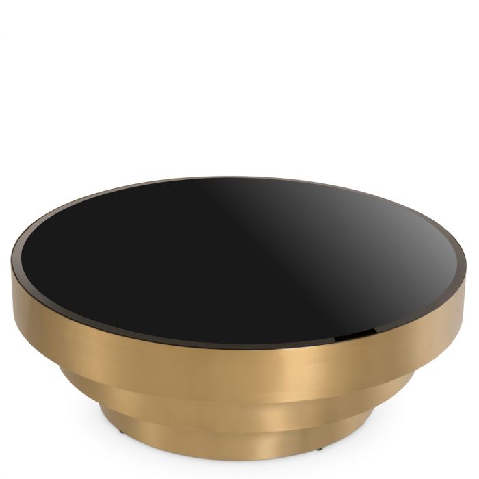 Coffee Table Sinclair Brushed Brass Finish