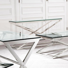 Console Table Criss Cross