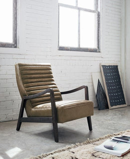 Chance Chair-Warm Taupe Dakota by Four Hands