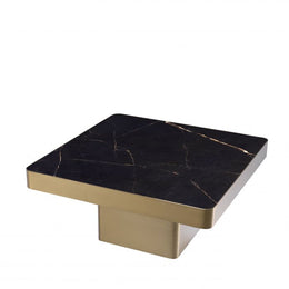 Coffee Table Luxus Brushed Brass Finish