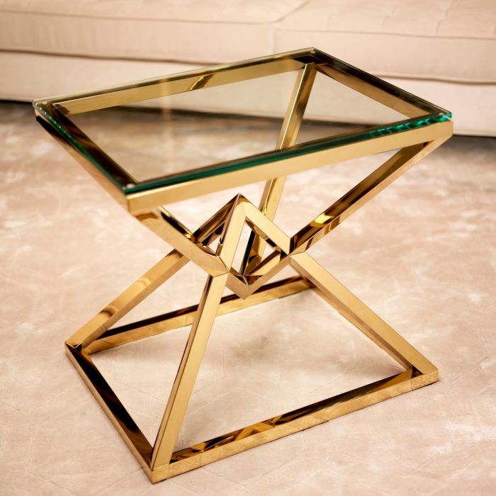 Side Table Connor Gold Finish