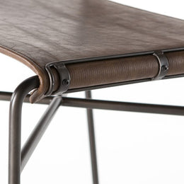 Wharton Stool-Distressed Brown-Counter by Four Hands
