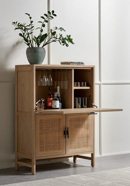 Caprice Bar Cabinet-Natural Mango by Four Hands