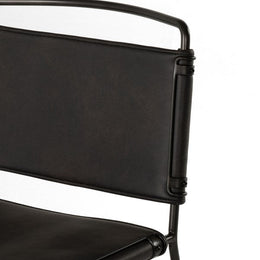 Wharton Dining Chair-Distressed Black by Four Hands