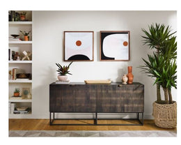 Kelby Sideboard-Carved Vintage Brown by Four Hands