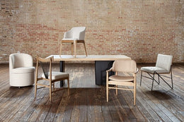 Solene Dining Chair-Darren Ecru by Four Hands