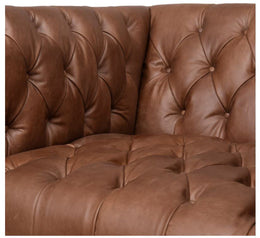 Williams Leather Chair-Natural Washed Chocolate by Four Hands