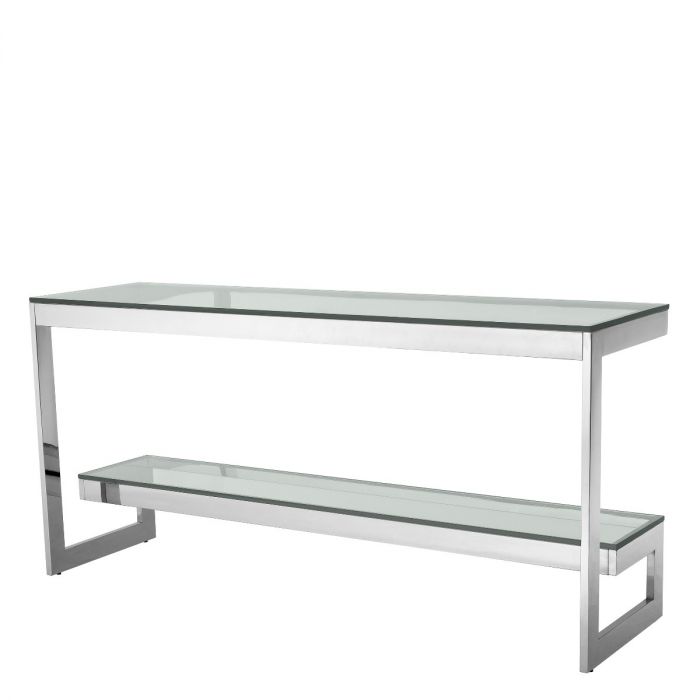 Console Table Gamma Polished Stainless Steel