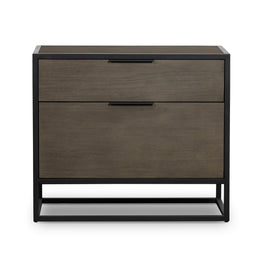 Oxford File Cabinet - WBS Grey Veneer by Four Hands