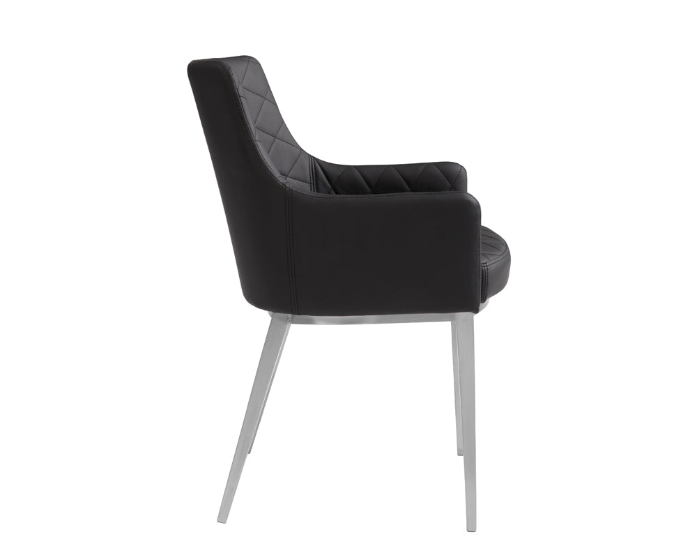 Chase Dining Armchair - Black