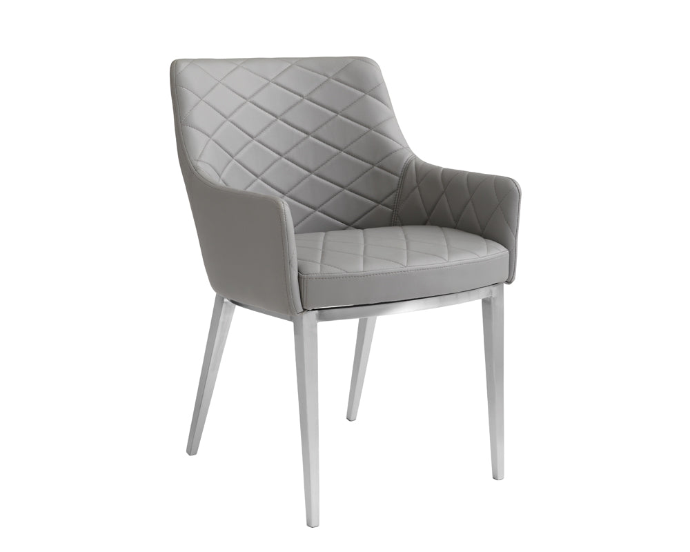 Chase Dining Armchair - Grey