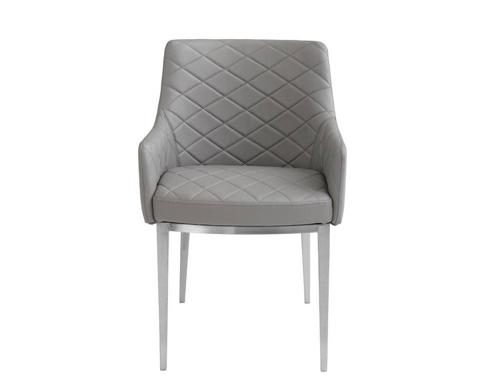 Chase Dining Armchair - Grey