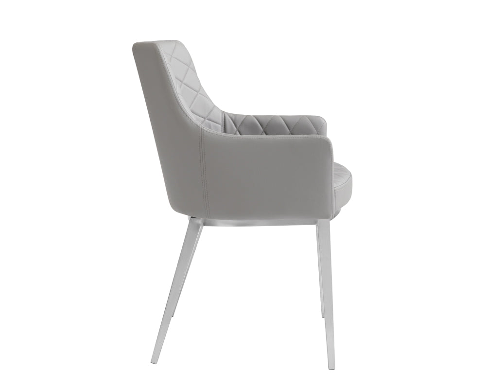 Chase Dining Armchair - Grey