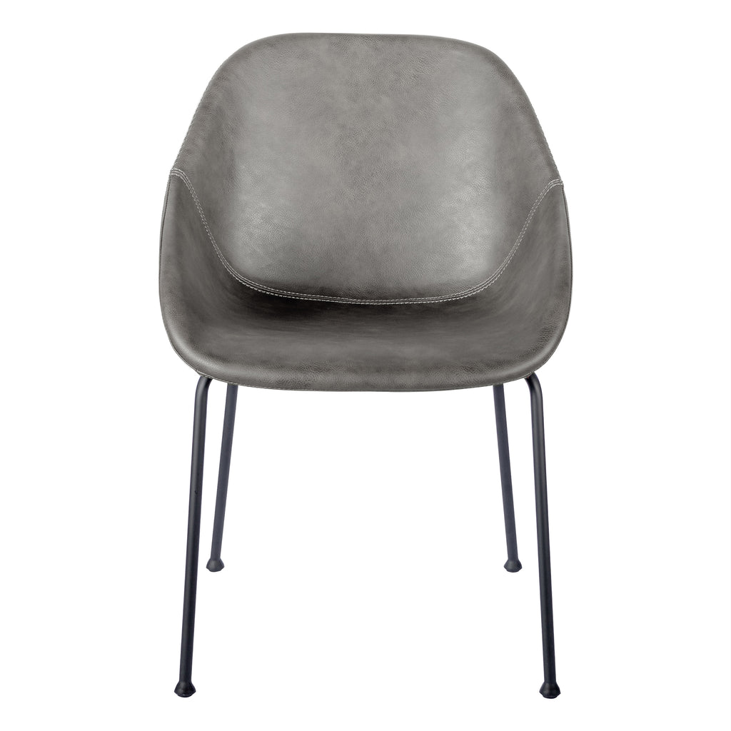 Corinna Side Chair - Dark Grey,Set of 2